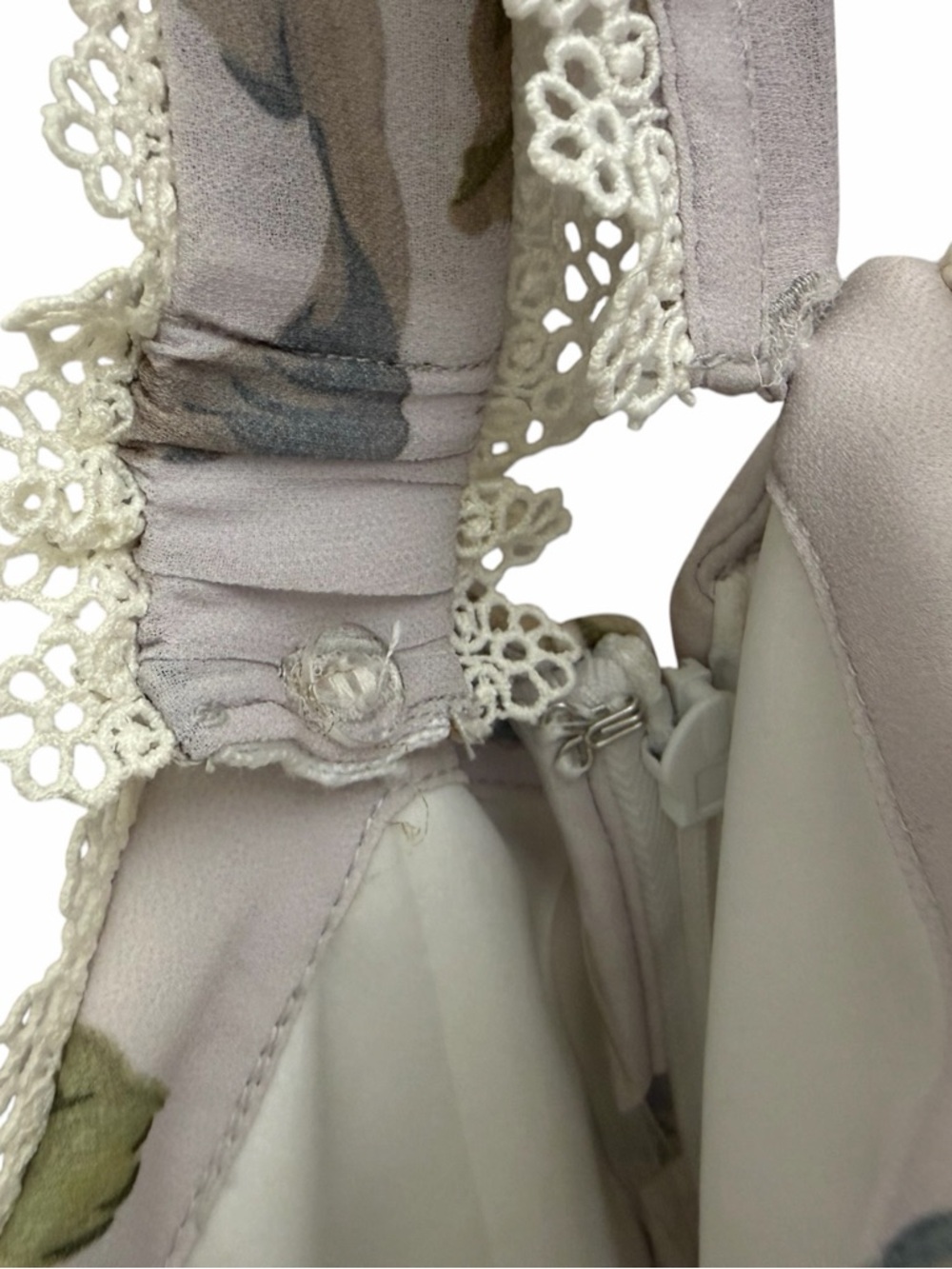 House of CB Isis Yellow Rose Corset Maxi Dress NWT Size M Floral Lace Trim - Picture 14 of 16